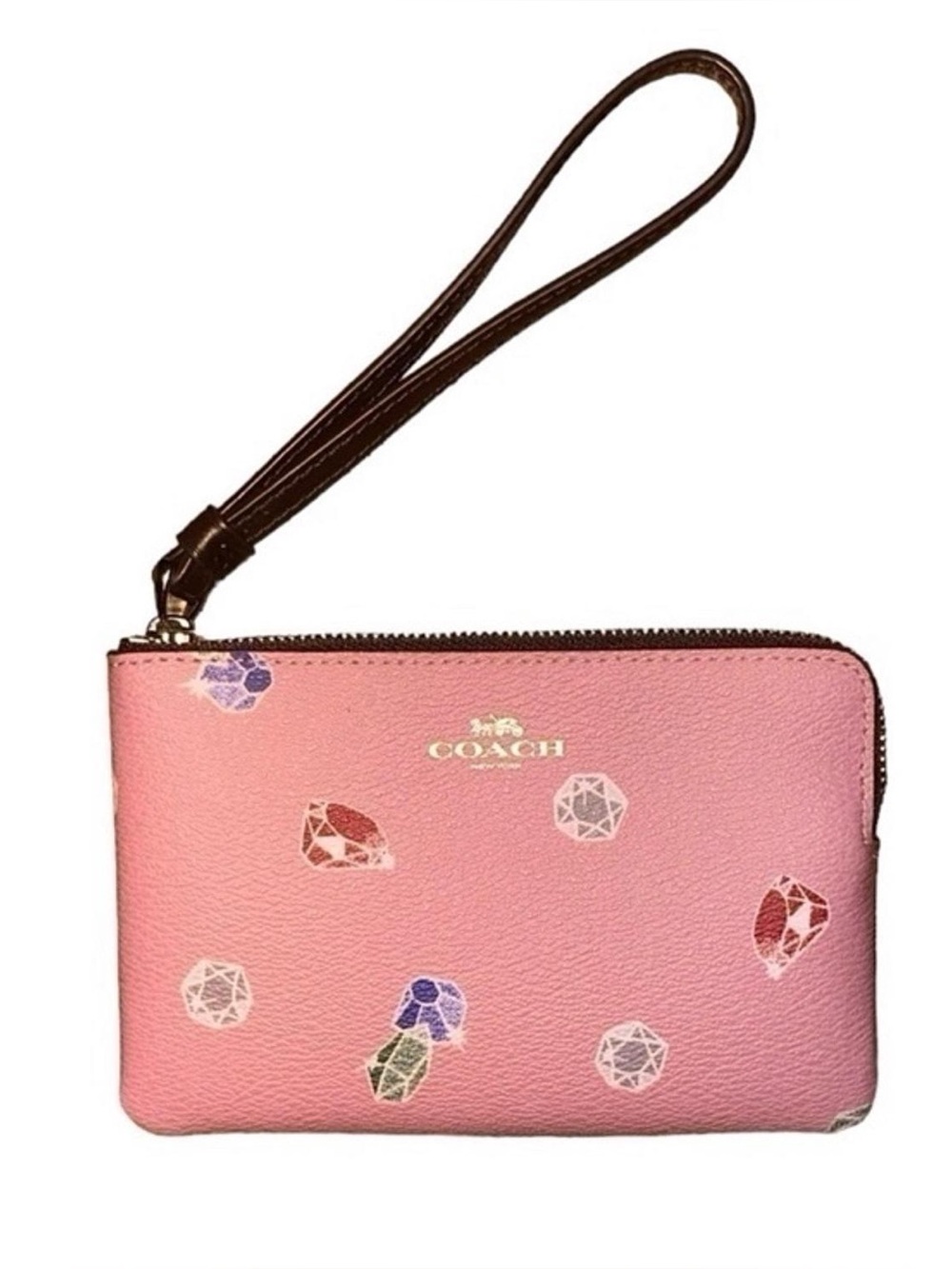 Disney x Coach Corner Zip Wristlet with Snow White & the Seven Dwarfs Gems